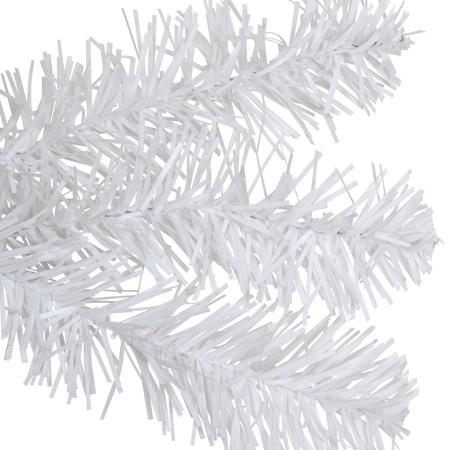 Northlight Unlit White Canadian Pine Artificial Christmas Wreath, 24"