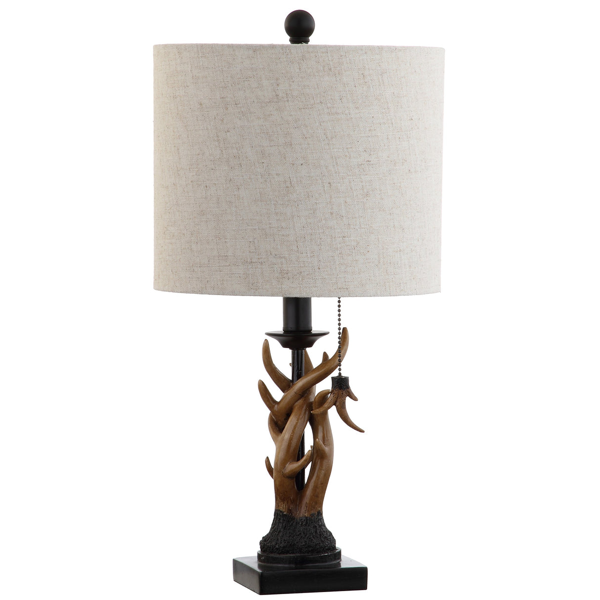 JONATHAN Y JYL1031A Gaston 20.5" Resin Mini LED Table Lamp, Farmhouse, Traditional, Cottage, Rustic, Office, Living Room, Family Room, Dining Room, Bedroom, Hallway, Foyer, Brown JONATHAN Y