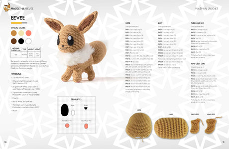 Pokémon Crochet: Bring your favorite Pokémon to life with 20 cute crochet patterns David & Charles