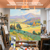 Paul Rubens Oil Paint, 20 Bright Oil Colors with High Saturation, 50ml Large Capacity Tubes, Faster Drying Time with Creamy Texture and Consistency for Artists, Students, Beginners Paul Rubens