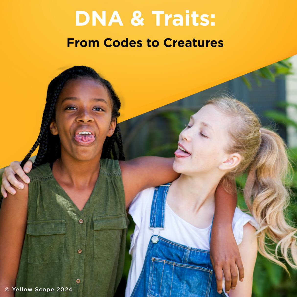 Yellow Scope DNA & Traits Science Kit for Kids, STEM Kits for Girls and Boys, Educational & Fun for Ages 8-12 YELLOW SCOPE