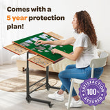 JoyBerri Puzzle Station Jigsaw Puzzle Table/Rolling Desk - 1500 Piece Puzzle Board/Portable Jigsaw Tables with Drawers and Legs - Height Adjustable for Adults JOYBERRI