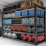 PMKES 65" W Garage Shelving Heavy Duty, 5 Tier Garage Shelves, 30" D Adjustable Storage Shelving Unit, Commercial Metal Shelf for Kitchen, Warehouse, Pantry, School, Shop, 68" Wx30 Dx79 H PMKES