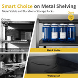 VDEVY 48" W Garage Shelving Heavy Duty 3030Lbs Storage Shelf 5 Tier Adjustable Shelving Units Metal Garage Storage Shelves for Basement, Commercial, Warehouse, Industrial, 72" H x 48" W x 24" D, VDEVY