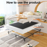 EMODA King Box Spring 8 Inch Heavy Duty Bed Base Metal Mattress Foundation with Fabric Cover, 3000lbs Max Weight Capacity, Noise Free, Easy Assembly EMODA