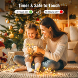 Minetom 328 Ft 1000 LED Christmas Tree Lights Outdoor Indoor String Lights with 8 Modes Waterproof Twinkle Xmas Light with Remote, Plug in Rice Lights for Tree Room Yards Patio Christmas Decorations Minetom