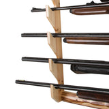 Rush Creek Creations unisex adult Rustic Pine Indoor 5 Rifle Shotgun Wall Storage Display Rack, -1, Gun Rack US Rush Creek Creations