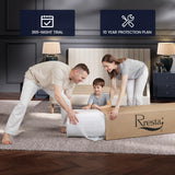 RRESTA Firm King Mattress 14 Inch - Hotel Collection Hybrid Mattress with 5-Zone Support, Luxury Sleep Comfort, Extra Back & Hip Support, Fiberglass-Free, CertiPUR-US Certified, 365-Night Trial RRESTA