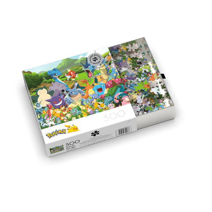 Buffalo Games - Pokemon - Favorites Group - 500 Piece Jigsaw Puzzle for Adults -Challenging Puzzle Perfect for Game Nights - Finished Size is 21.25 x 15.00