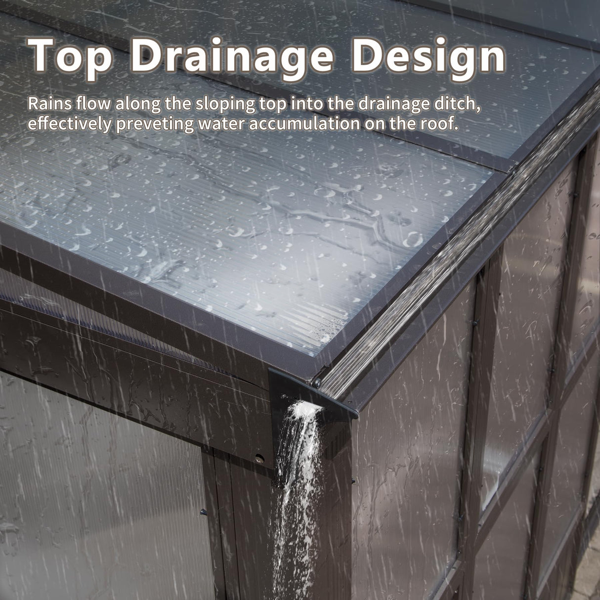 Domi Lean-to Sunroom 12x16FT, Wall Mounted Solarium with Sloping Polycarbonate Roof, Detachable Polycarbonate Screens, 2 Lockable Sliding Doors, Aluminum Gazebo Against Wall Sun Room for Patio Deck domi outdoor living