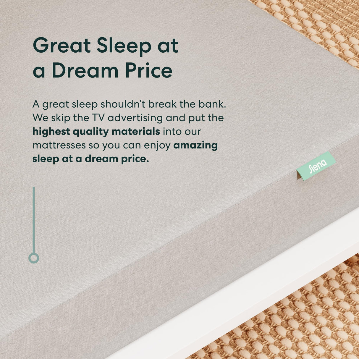 Siena 8” Twin Gel Memory Foam Mattress - Medium Firm - 180 Night Trial - Premium Pressure-Relieving Layers - 10 Year Manufacturer Warranty - CertiPUR-US® Certified Siena