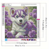 GEMFAMILY 5D Diamond Painting Kits,Animal Dog Diamond Art Kits for Adults with Diamond Dots Kits for Home Decor GEMFAMILY