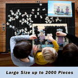 Jigsaw Puzzle Mat Roll Up Fits 2000 1500 1000 Pieces Puzzles, Large Pad Table Non-Slip Board Saver Mats Portable Organizer, 41" x 29" + Inflatable Tube, 3 Straps, Keeper Storage Bag, Adults Kids Gifts Genovega