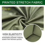 CRFATOP Polyester Wing Chair Covers 2 Piece Stretch Wingback Chair Slipcover Solid Wingback Armchair Covers with Elastic Bottom for Living Room Bedroom Wingback Chair,A32 CRFATOP