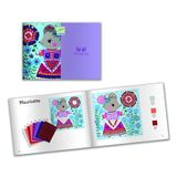 DJECO Lovely Pets Sticker Mosaic Craft Kit - Create Your Own Sparkling Pets for School or Gifts - Fun & Creative for Family & Friends, Boys & Girls, Educational Mosaic Art Craft Kit for Kids 5+ DJECO