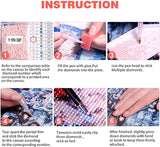 AIBOERL Diamond Painting Kits for Adults - Magic Book DIY 5D Diamond Art Kits Full Drill Diamond Dots Paintings with Diamonds Gem Art and Crafts Home Decor 【13.78x13.78inch】 AIBOERL