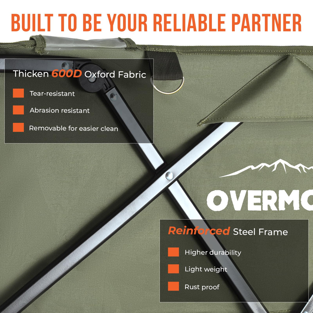 Overmont Collapsible Wagon Cart with Wheels - Foldable Heavy Duty Wagon with Big All-Terrain Wheels - 330Lbs Weight Capacity with Side Pockets for Camping Sports Garden Grocery Shopping Green Overmont