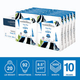 Hammermill Printer Paper, 20 lb Copy Plus, 8.5 x 11 - 10 Ream (5,000 Sheets) - 92 Bright, Made in the USA Hammermill