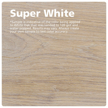 Rubio Monocoat Wood Stain & Finish 65 ft² - Super White | Oil Plus 2C | Quick-Dry, Eco-Friendly Linseed Wood Oil for Indoor Use, Includes Accelerator (Part B) | Protector | 130 ml Rubio Monocoat