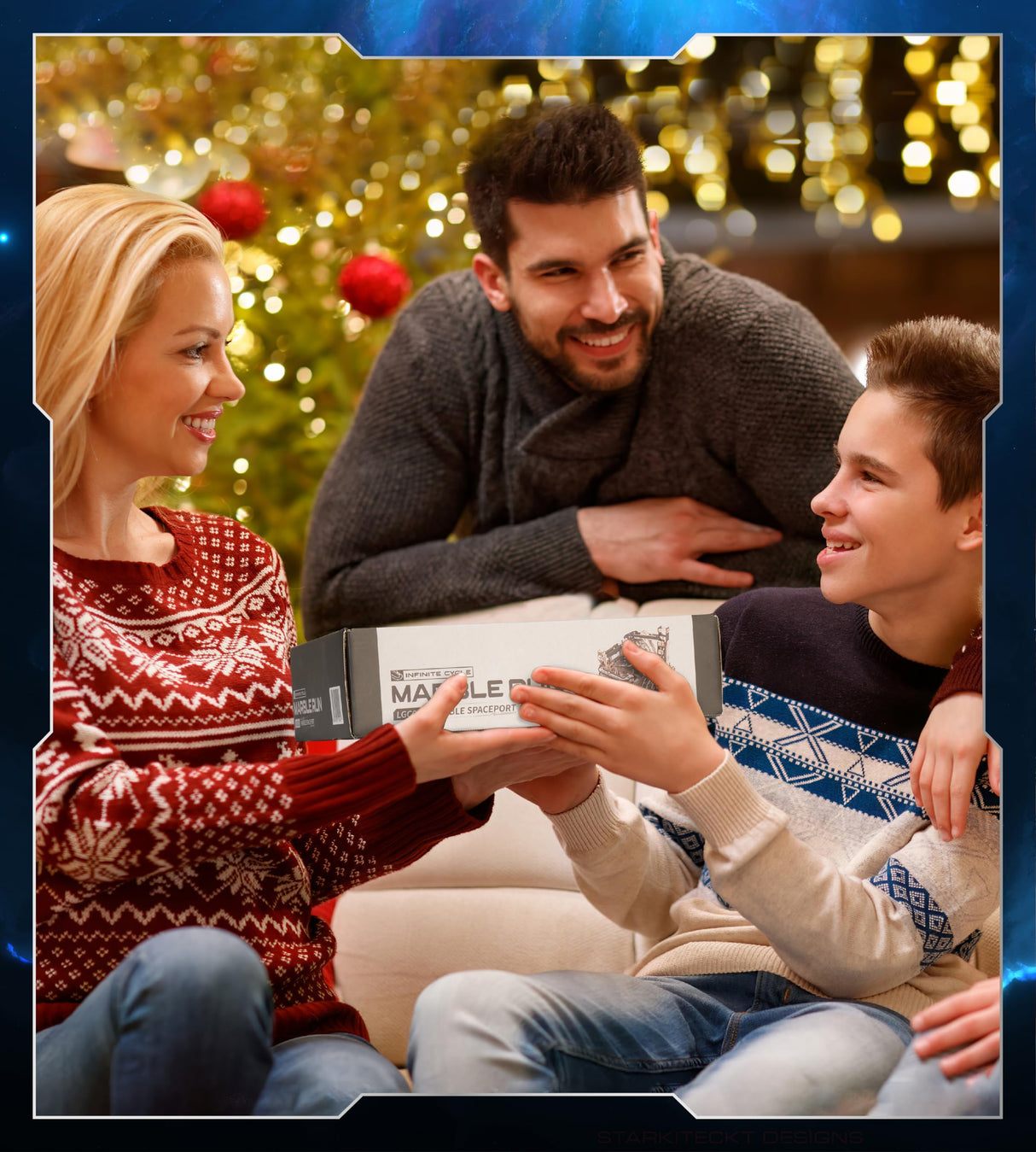 ROBOTIME Motorised Wooden Puzzles for Adults - 3D Puzzles for Adults LGC01 Marble Spaceport - Wooden Marble Run Model to Build - Space/STEM/Engineering Gift ROBOTIME