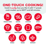 DASH 7qt Clear View Digital Air Fryer - Cream DASH