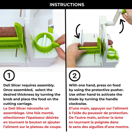 Starfrit Deli Slicer, 11" x 11.8" x 7.9", Green Starfrit