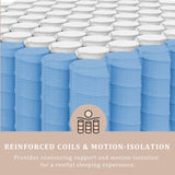 BedStory Firm King Mattress 14 inch - Pain-Relieving Hybrid Mattress for Extra Lumbar & Hip Support - 365-Night Trial No Sagging Bed in a Box - No Odor, Fiberglass-Free, CertiPUR-US Certified BedStory