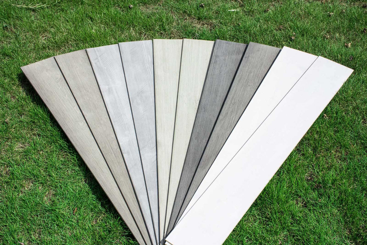 Luxdecor Real Wood Wall Planks for Wall- White Shiplap Boards 5" Peel and Stick Shiplap Boards 10 Pieces Wall Shiplap Planks Board 12.5 Sq Ft Luxdecor