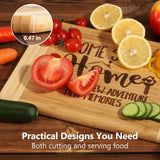 Housewarming Gifts, Engraved Cutting Board House Warming Gifts for New Home, New Home Gift Ideas For Couple, Women, Men, Friends, New Homeowner, Daughter, Son, Home Sweet Home Sign Ringshine