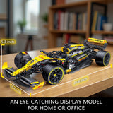 JSINMA Technic F1 RS20 Racing Car Building Kit – 1:8 Scale Collectible Set for Adults, 1650+ PCS Display Model with Realistic Details – DIY Engineering Gift for F1 Fans, Home or Office Display JSINMA