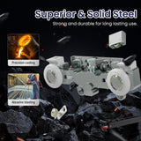 SMARTSTANDARD 40" Concealed Sliding Barn Door Hardware Kit with Soft Close Mechanisn, Wall Mount Concealed System, Aluminum (Door Not Included) SMARTSTANDARD