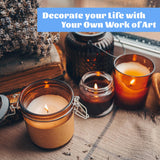 Soy Wax for Candle Making Kit - DIY Soy Candle Making Supplies with 3lbs Natural Soy Wax Flakes, Electric Wax Melter, Thermometer, Wicks, Perfect for Making Your Own Candles KQU