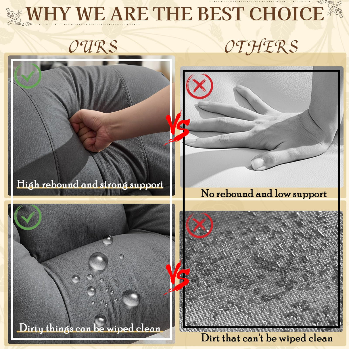 SAMERY 68" RV Loveseat Recliner Sofa, 6" Wall Hugger Reclining Loveseat with Flip-Down Console, Manual Fabric Recliner Sofa Couch for Living Room RV Theater Seating with Cup Holder SAMERY