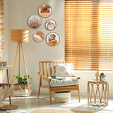 Qunclay 5 Pcs Wall Art Decor Wooden Living Room Wall Decor Bohemian Hanging Farmhouse Geometric 10'' and 8'' Aesthetic Wood Minimalist Posters for Bedroom(Boho) Qunclay