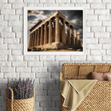 HMDIIMGE DIY 5D Diamond Art Kits Painting Kits for Adults Acropolis of Athens Parthenon Temple Ancient Column Stone Pillar Greek Trip Decor 30x40cm HMDIIMGE
