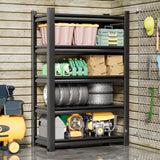 2 Sets Garage Shelving Unit 24"D x 48"W x 87"H Heavy Duty Storage Shelves Easy Assembly 5 Tier Adjustable Metal Shelving Utility Shelf Rack Garage Storage Organizer for Garage, Basement, Warehouse Hzdbhd