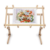 Needlework Table and Lap Hands-Free Stand Scroll Frame or Hoop Holder Made of Organic Beech Wood Tapestry Cross Stitch Embroidery Frame Holder AllAboutEmbroideryUA