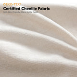 Brelice Pull Out Sofa Bed, Chenille Sleeper Couch with Memory Foam Mattress, 2-in-1 Convertible Sofa Solid Wood Slats Support, 2-Seat Loveseat for Living Room Home Office Apartment, Full Size, Beige Brelice