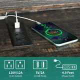 YITAHOME LED Farmhouse TV Stand for 65 Inch w/Outlets, Modern Entertainment Center with Glass Doors and Adjustable Storage Shelves, Media Console TV Cabinet for for Living Room, Dark Rustic Oak YITAHOME