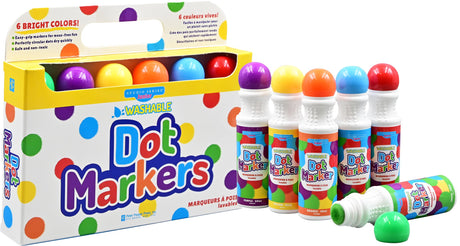 Studio Series Jr. Washable Dot Markers - 6 Colors PETER PAUPER PRESS