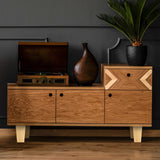 TURSTIN Set of 8 Furniture Legs 4 Inch Square Solid Wood Couch Legs Replacement Sofa Legs Mid Century Furniture Feet for Armchair Bed Dresser Cabinet Include Installation Hardware, Natural TURSTIN