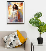 SKRYUIE Paint by Numbers Kit for Adults Beginner Jesus, Acrylic Christ Oil Painting by Numbers Kits with PaintBrushes Paintwork Art Canvas Crafts for Home Decor 16x20 inch / 40x50 cm SKRYUIE