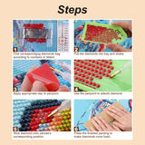 Stalente Diamond Painting Kits for Adults, 5D DIY Diamond Art Kits for Beginners Round Full Drill Diamond Painting for Home Wall Decoration Gift 12×12inch, Tree of Life Stalente