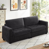 90" Modern Sofa Couches for Living Room, 3 Seater Sofa Tool-Free Setup, Comfy Chenille Couches with Extra Large Seat Width & Depth, Removable Cover, Oversized Loveseat for Small Space, Apartment LegacyAmerhome
