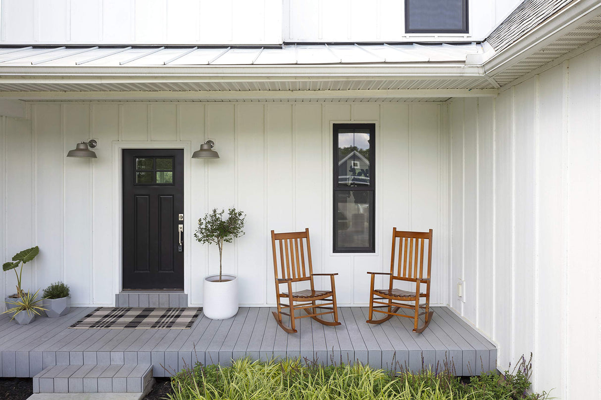 Woodlawn&Home Mission Style Rocking Chair, Natural Hardwood 100040, Woodlawn