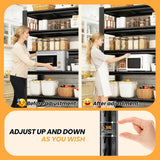 mysteeldepot 62" H Garage Shelving, Heavy Duty Storage Shelves, Garage Storage Shelves, Adjustable 5 Tier Metal Shelving Unit, Utility Shelves for Warehouse Backyard, 62" H×27.6" W×12" D mysteeldepot