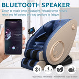 Massage Chair Blue-Tooth Connection and Speaker, Recliner with Zero Gravity with Full Body Air Pressure, Easy to Use at Home and in The Office BILITOK