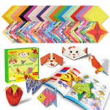 308 Sheets Origami Paper Kit, 5.5inch Craft Origami Set for Kids Ages 5-12, with 54 Patterns & Guiding Book for Beginners, Art Projects for Children Adult, Birthday Christmas Gifts for Boys&Girls Firstop