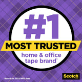 Scotch Gift Wrap Tape, Invisible, 0.75 in. x 650 in., 6 Dispensers/Pack, Create Halloween Crafts Scotch