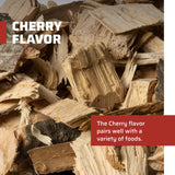 Camp Chef Premium Hardwood Chips - Wood Chips for Smoking & Outdoor Grilling - Compatible with Pellet Grills, Smokers & Barbecues - Made in The USA - Cherry, 192 cu in Camp Chef